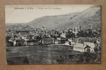 Ansichtskarte AK Gebweiler Guebwiller Elsass 1905-1915 Straßen Gebäude Ortsansicht Frankreich France 68 Haut Rhin